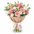 Букет цветов "Букет Микс белых и розовых эустом"